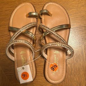 Brand new Leather sandals size 9.5